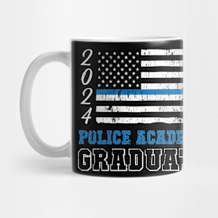 Police Academy 2024 Graduation - Thin Blue Line TShirt T-Shirt Mug